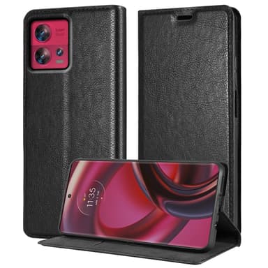 Motorola EDGE 30 FUSION lommebokdeksel case (svart)