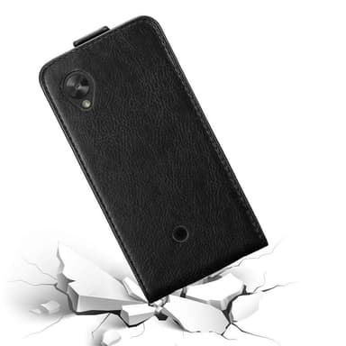 LG Google NEXUS 5 deksel flip cover (svart)