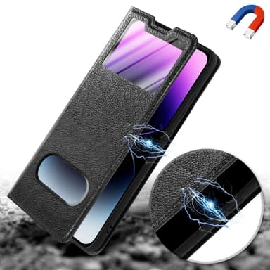 iPhone 11 PRO lommebokdeksel cover (svart)