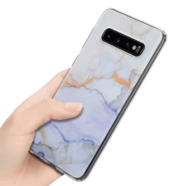 Samsung Galaxy S10 4G lommebokdeksel etui (hvit)