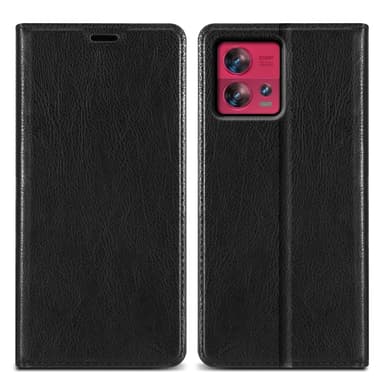 Motorola EDGE 30 FUSION lommebokdeksel case (svart)
