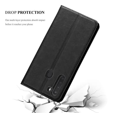 Samsung Galaxy A21 lommebokdeksel case (svart)