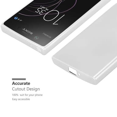 Deksel Sony Xperia XZ1 COMPACT Case Cover (sølv)