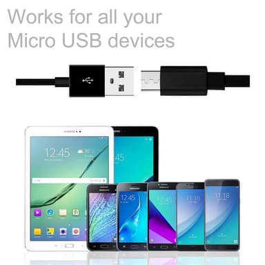 Micro-USB-kabel 1 meter Micro-USB-kabel 2.4A