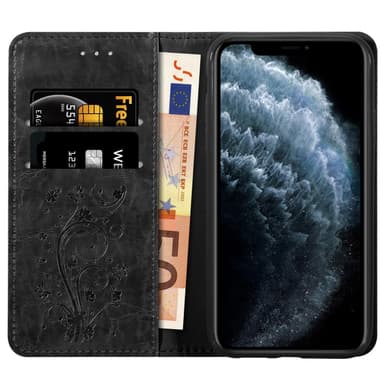 iPhone 11 PRO lommebokdeksel etui (svart)