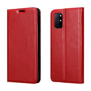 OnePlus 8T lommebokdeksel case (rød)