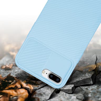 Deksel iPhone 7 PLUS / 7S PLUS / 8 PLUS cover (blå)