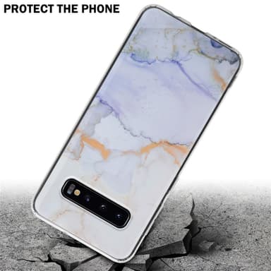 Samsung Galaxy S10 4G lommebokdeksel etui (hvit)