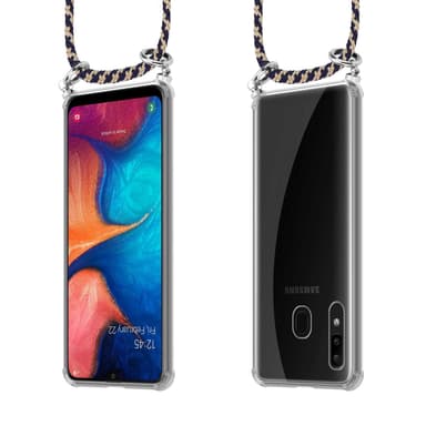 Samsung Galaxy A20 / A30 / M10s Deksel med Halskjede