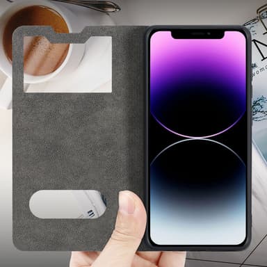 iPhone 11 PRO lommebokdeksel cover (svart)