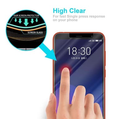 MEIZU M6T Skjermbeskytter Skärmskydd
