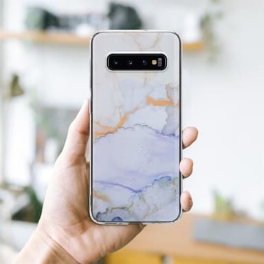 Samsung Galaxy S10 4G lommebokdeksel etui (hvit)