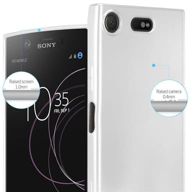 Deksel Sony Xperia XZ1 COMPACT Case Cover (sølv)