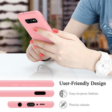 Samsung Galaxy S10e silikondeksel case (rosa)