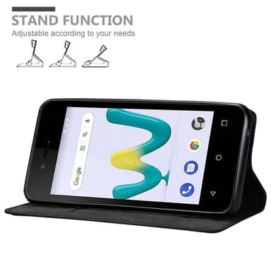 WIKO SUNNY 3 MINI lommebokdeksel case (svart)