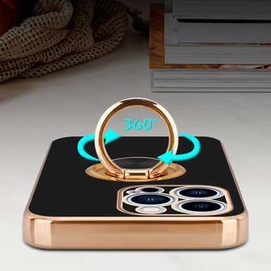 iPhone 13 PRO MAX silikondeksel case (svart)
