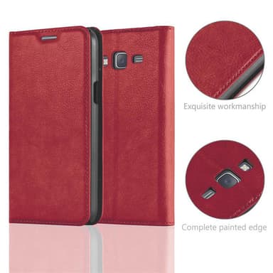 Samsung Galaxy J7 2015 lommebokdeksel case (rød)