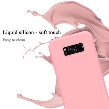 Samsung Galaxy S8 PLUS silikondeksel case (rosa)