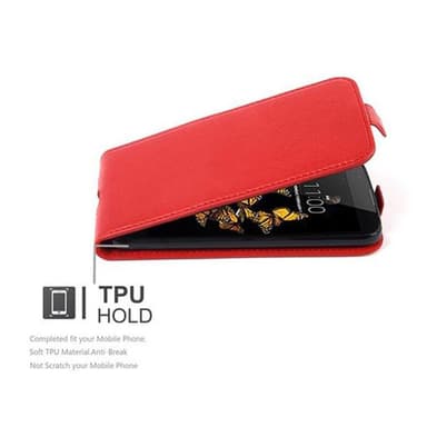 LG K8 2016 Deksel Cover Etui (rød)