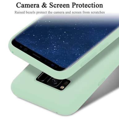 Samsung Galaxy S8 PLUS silikondeksel case (grønn)