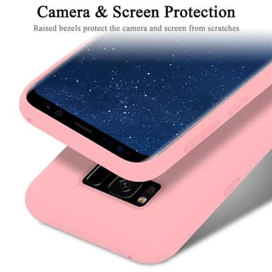 Samsung Galaxy S8 PLUS silikondeksel case (rosa)