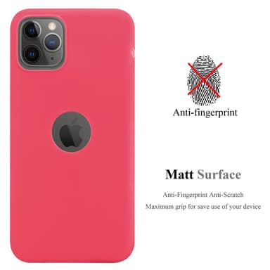 Deksel iPhone 11 PRO Silikon cover (rød)