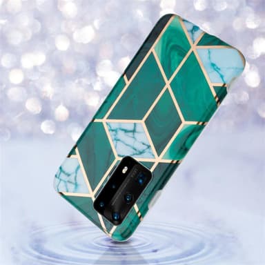 Huawei P40 lommebokdeksel etui (grønn)