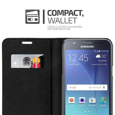 Samsung Galaxy J7 2015 lommebokdeksel case (rød)