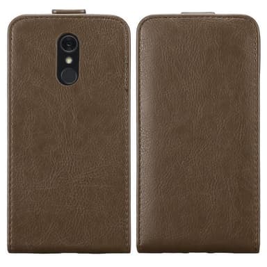 LG Q STYLUS deksel flip cover (brun)