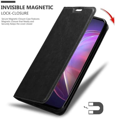 Vivo V21 4G / 5G lommebokdeksel case (svart)