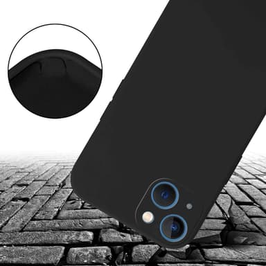 Deksel iPhone 13 med Halskjede (svart)