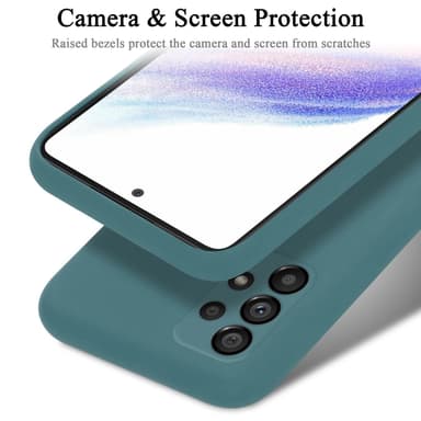 Samsung Galaxy A53 5G silikondeksel case (grønn)