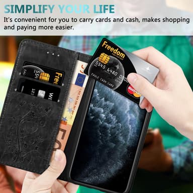 iPhone 11 PRO lommebokdeksel etui (svart)