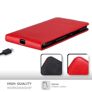 Nokia Lumia 1320 deksel flip cover (rød)