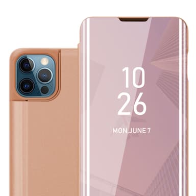 iPhone 13 lommebokdeksel etui (rosa)