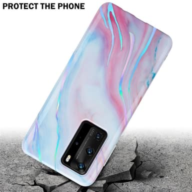 Huawei P40 PRO / P40 PRO+ lommebokdeksel etui (hvit)