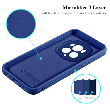 Honor Magic 6 Pro silikondeksel case (Blå)