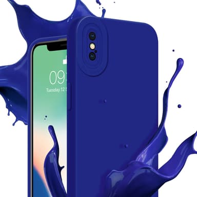 iPhone X / XS Deksel case (blå)