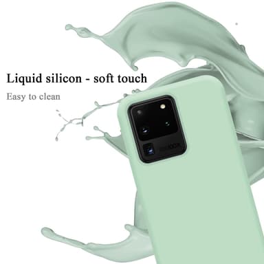 Samsung Galaxy S20 ULTRA silikondeksel case (grønn)