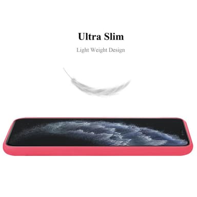 Deksel iPhone 11 PRO Silikon cover (rød)
