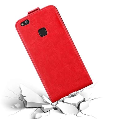 Huawei P10 LITE deksel flip cover (rød)