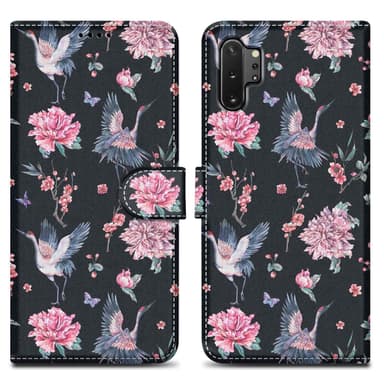 Samsung Galaxy NOTE 10 PLUS lommebokdeksel etui (svart)