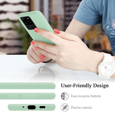 Samsung Galaxy S20 ULTRA silikondeksel case (grønn)