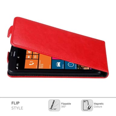 Nokia Lumia 1320 deksel flip cover (rød)