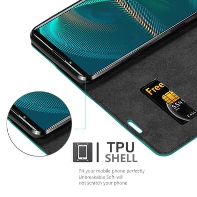 Sony Xperia 5 III lommebokdeksel case (turkis)