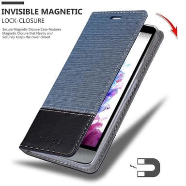LG STYLUS 3 lommebokdeksel etui (blå)