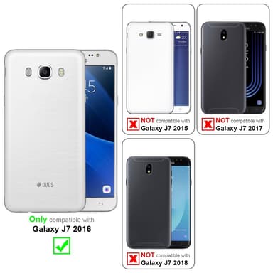 Deksel Samsung Galaxy J7 2016 Silikon cover (blå)