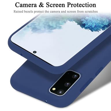 Samsung Galaxy S20 silikondeksel case (blå)