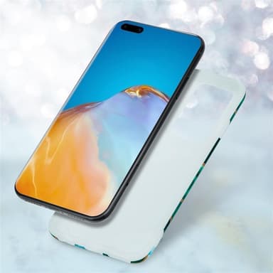 Huawei P40 lommebokdeksel etui (grønn)