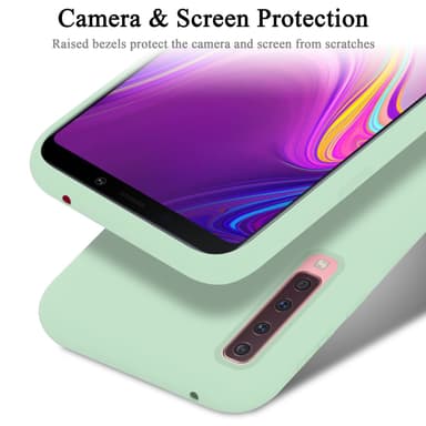 Samsung Galaxy A9 2018 silikondeksel case (grønn)
